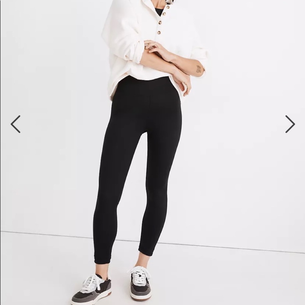 Like New, Madewell, High Rise 25”, Black Athleisure  Leggings - Size Small